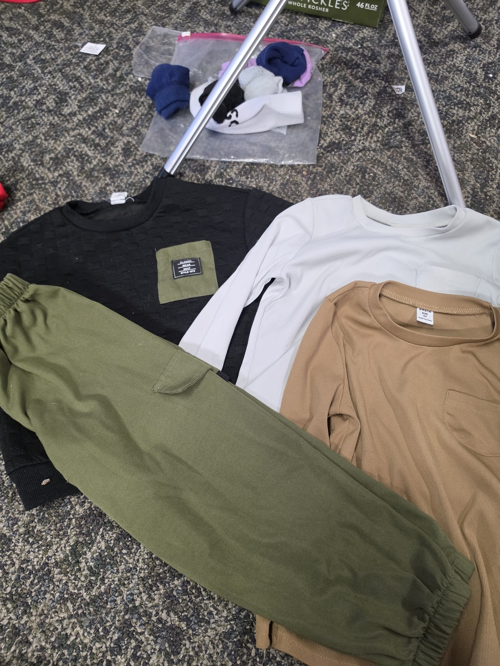 Shein Boys Long Sleeve Tops and Pants Set Size 5Y